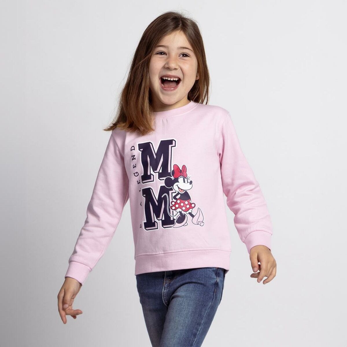 Pulover brez Kapuce za Punčke Minnie Mouse Roza